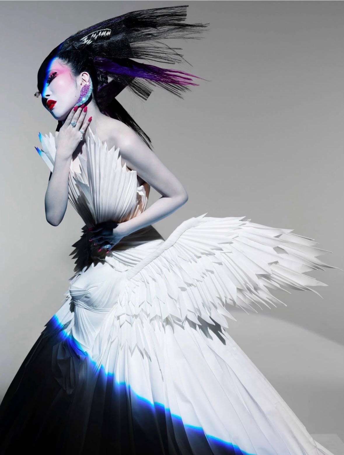 Couture as a beautiful threat.