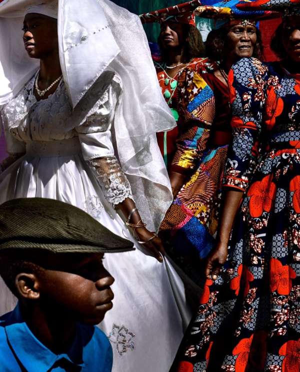 Across cultures, a bride becomes a vision o...
