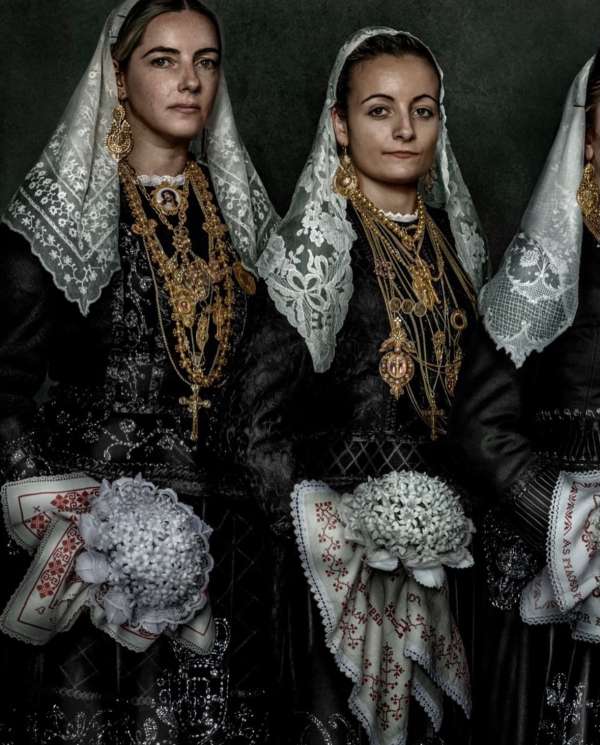 Across cultures, a bride becomes a vision o...