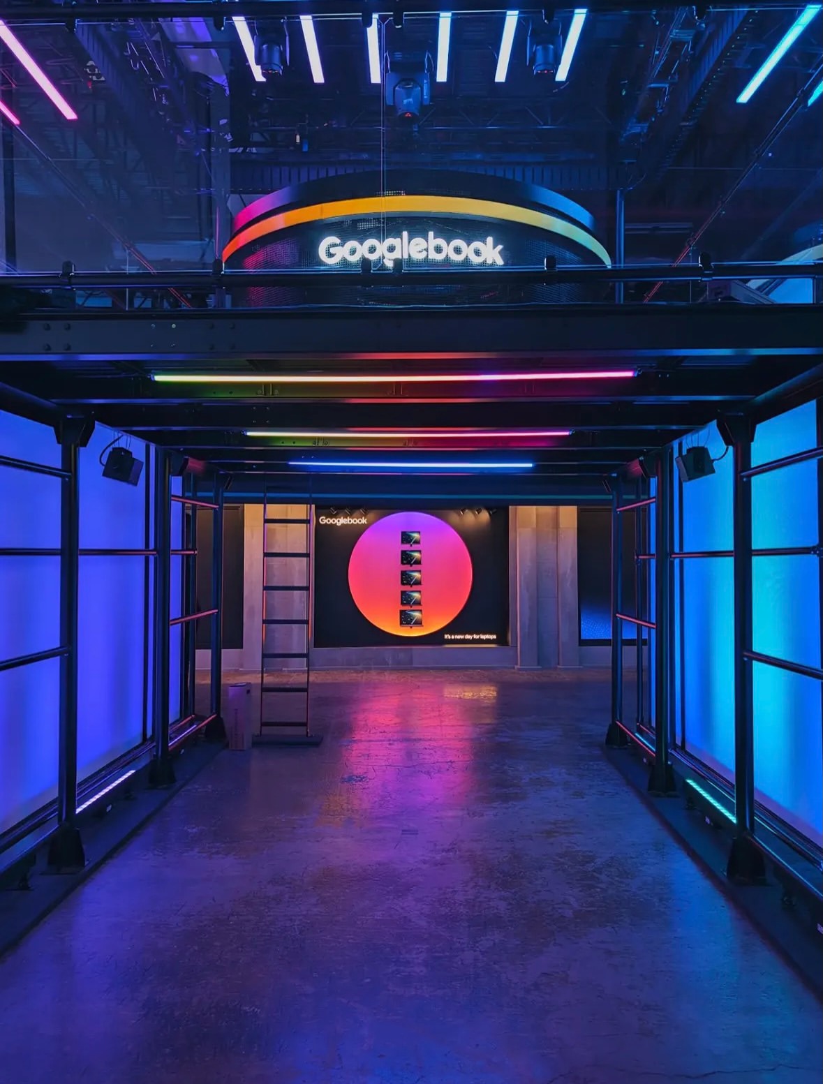 A new arrival. A distinctly New York entrance. @google brought Googlebook Opening Night to @industriasuperstudio, celebrating a new generation of laptops designed for Gemini Intelligence.

#Googlebook #IndustriaSuperstudio #Google #NewYork #OpeningNight