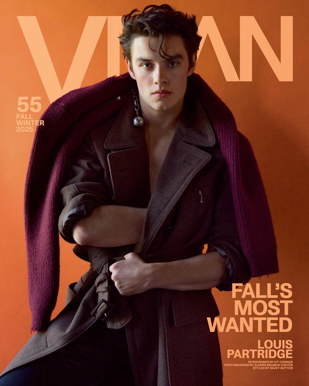 Alvaro Beamud Cortes X Louis Partridge for V Man Aug. 25