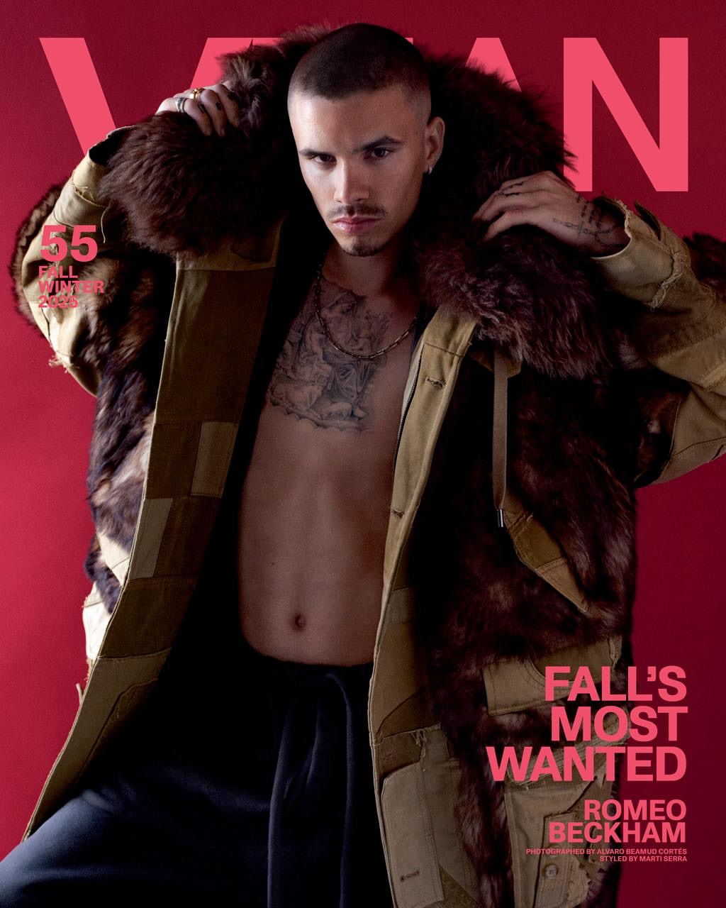 Alvaro Beamud Cortes X Romeo Beckham for V Man Aug. 25