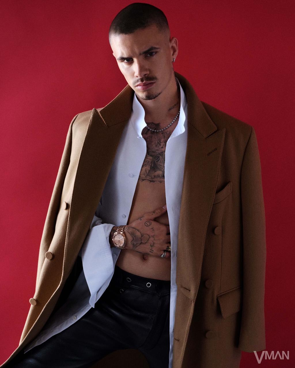 Alvaro Beamud Cortes X Romeo Beckham for V Man Aug. 25