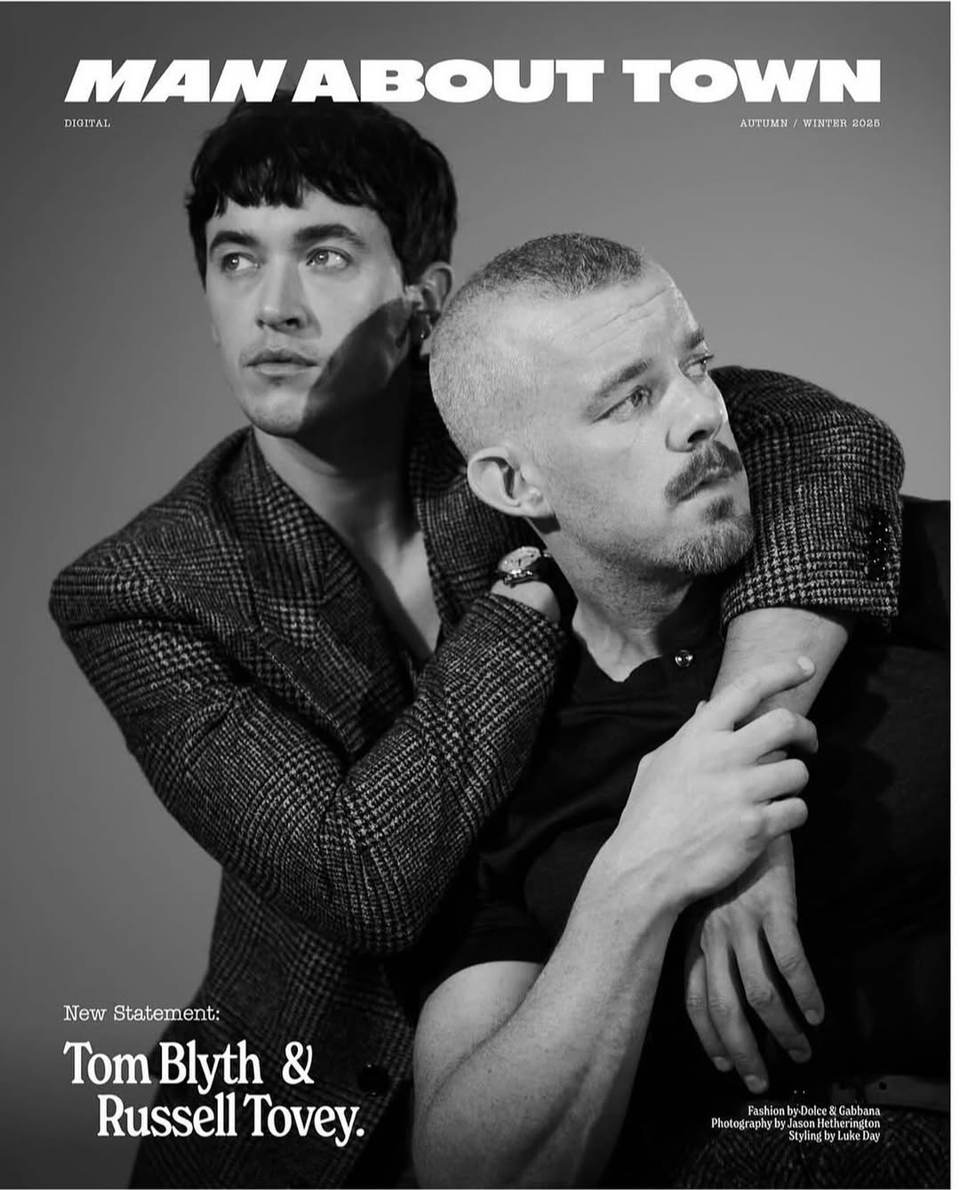 Jason Hetherington X Tom Blyth for Man About Town Nov. 25