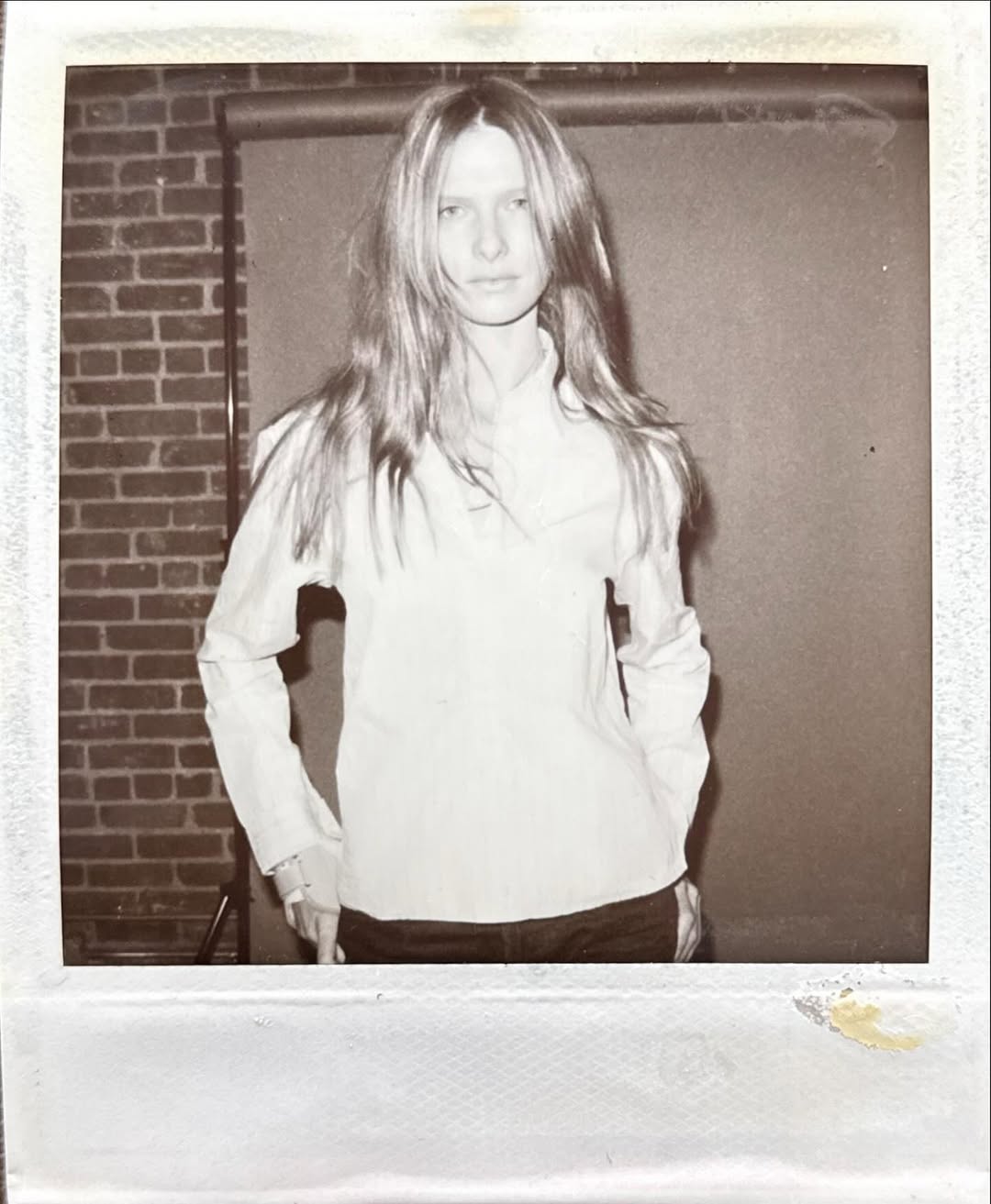 Christina Kruse
Early casting Polaroid
My studio, New York, 1998

I always had such admiration for her.
She had a quiet, grounded presence—something you couldn’t force, only feel.
Years later, I became a huge admirer of her artwork.
Her sculptural pieces in bronze, marble, and wood carry that same sense of presence.
Excited to see her new body of work at New Discretions, opening tonight