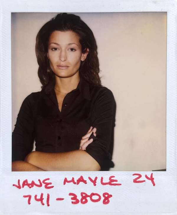 Designer Jane Mayle with Chris Jarvis