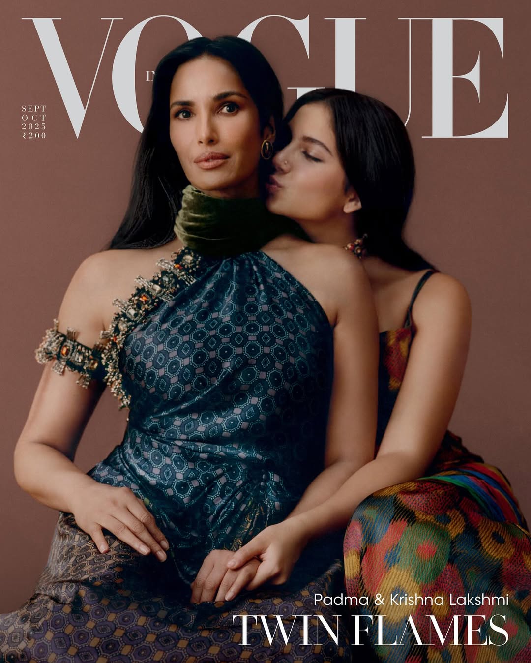 Jingyu Lin X Padma Lakshmi for Vogue India Sep. 25