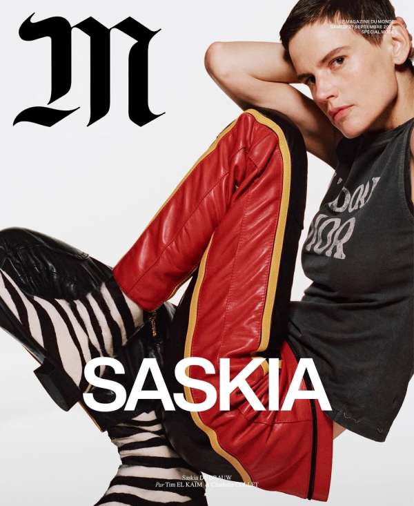 M LE MONDE ISSUE featuring SASKIA DE BRAUW ...