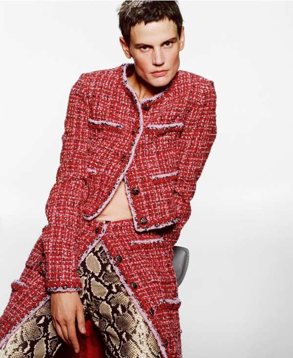 M LE MONDE ISSUE featuring SASKIA DE BRAUW ...