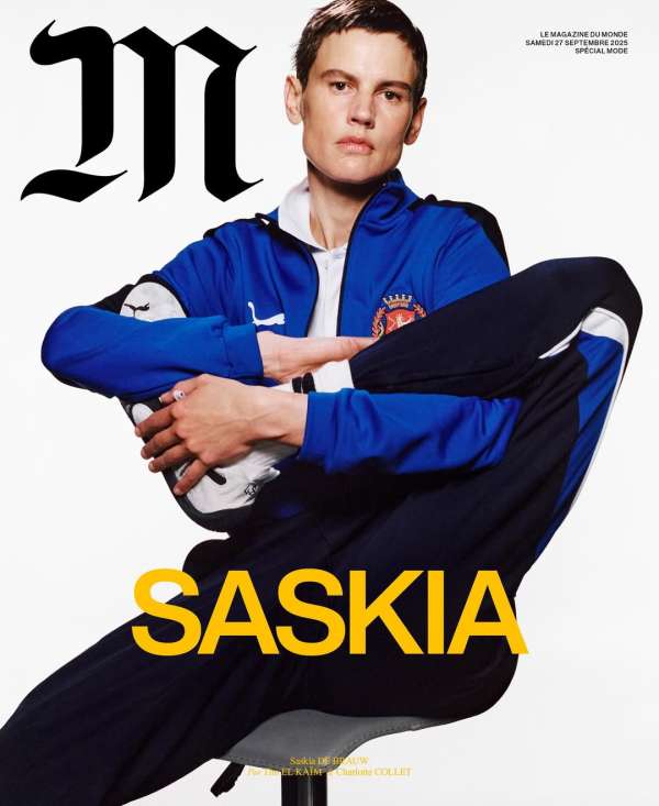 M LE MONDE ISSUE featuring SASKIA DE BRAUW ...