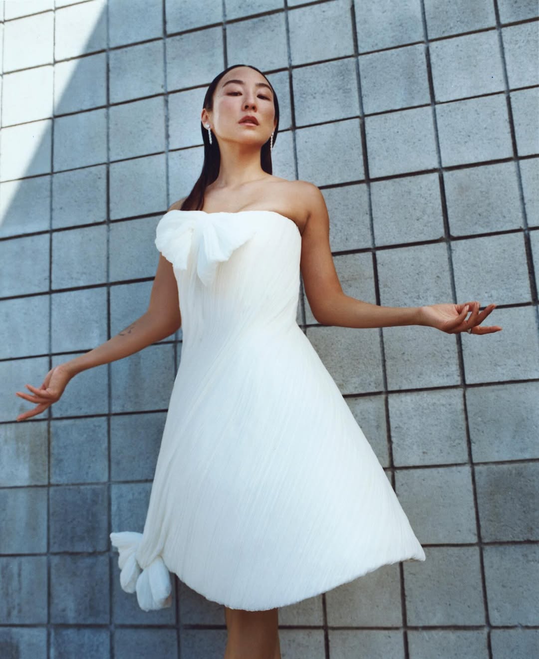 Jonny Marlow X Greta Lee for WWD Dec. 25