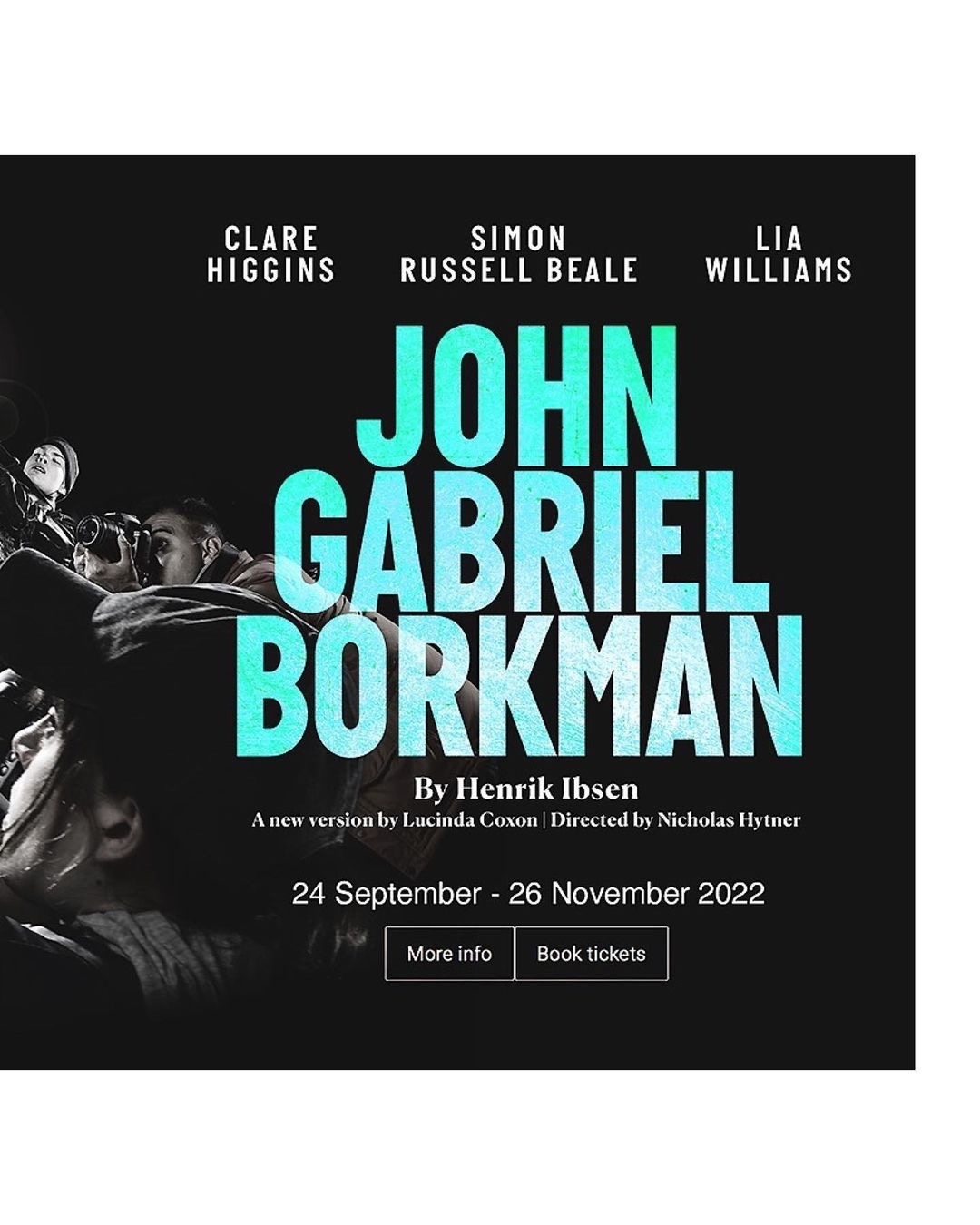 Bridge Theatre |  Oct. 22