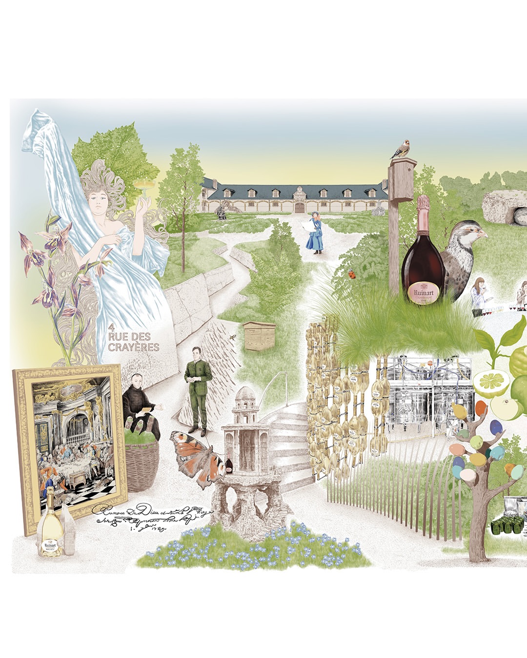 Manon Diemer X Champagne Ruinart