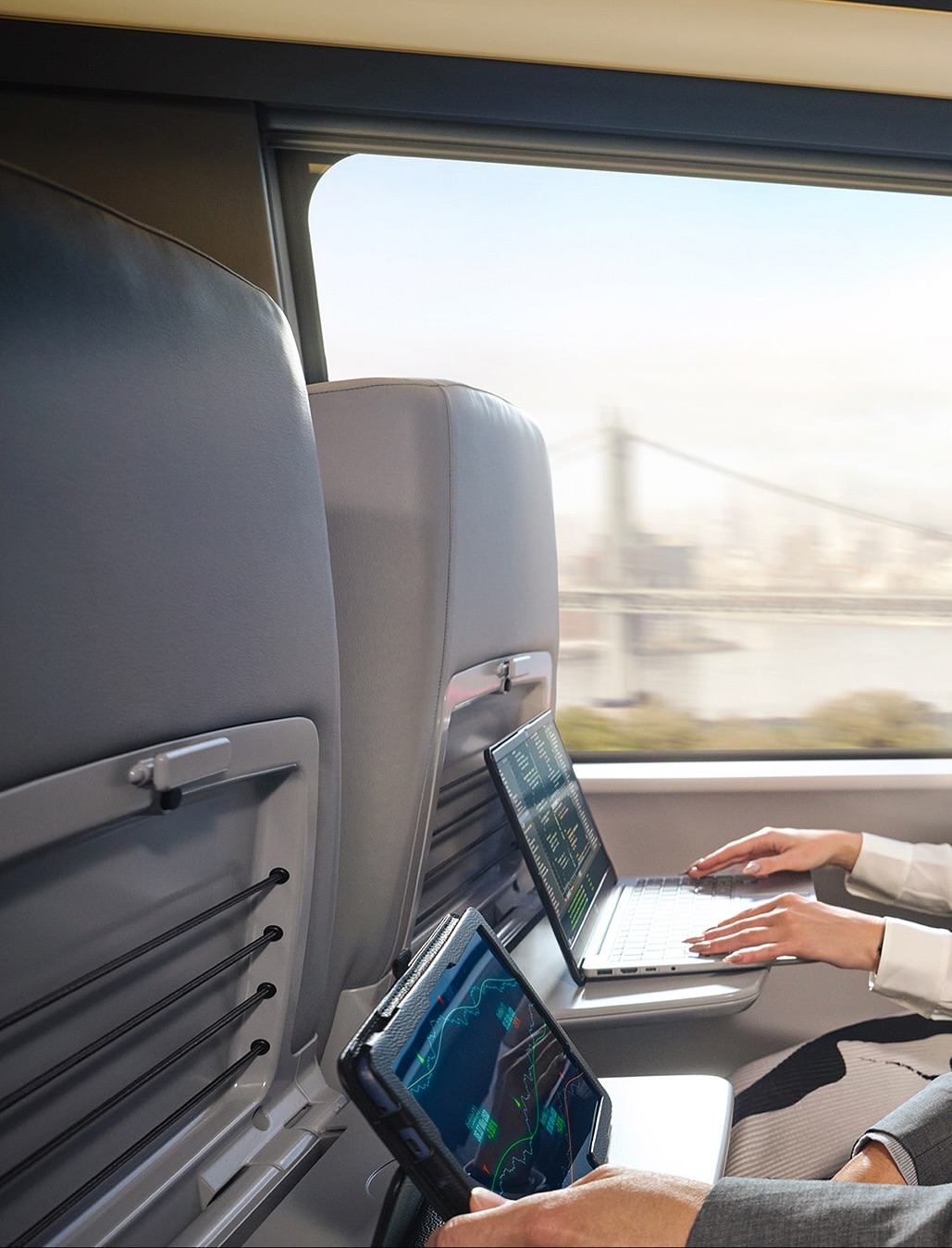 Images by @jaredchambers capturing the new @amtrak #Acela! Working on a train was a fun change of pace! 🚆🛤️💺