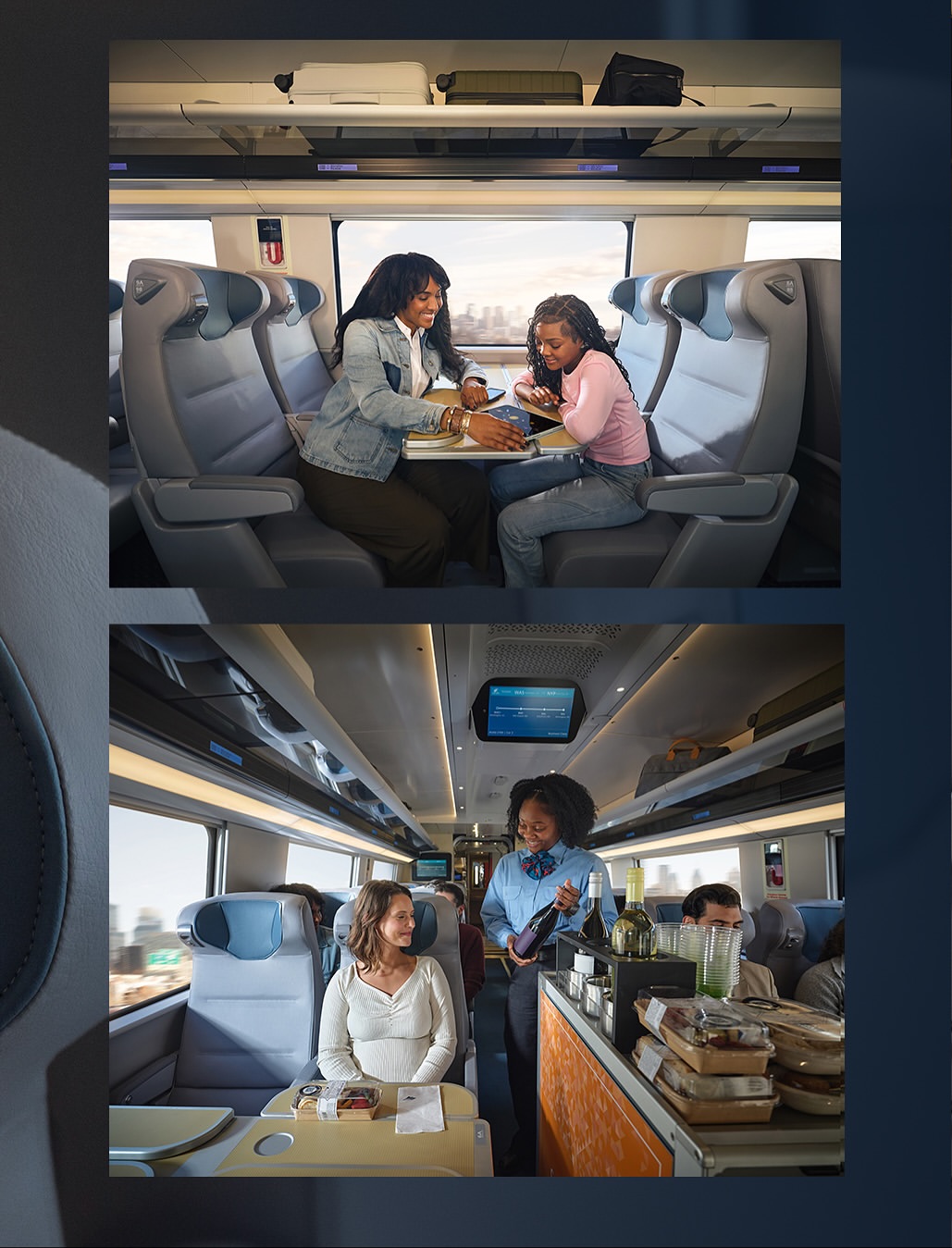 Images by @jaredchambers capturing the new @amtrak #Acela! Working on a train was a fun change of pace! 🚆🛤️💺