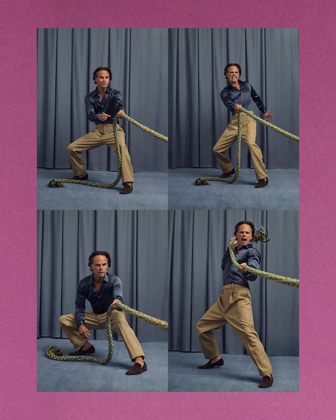 Stepping into Ramona's world with Walton Goggins for The Observer ✨