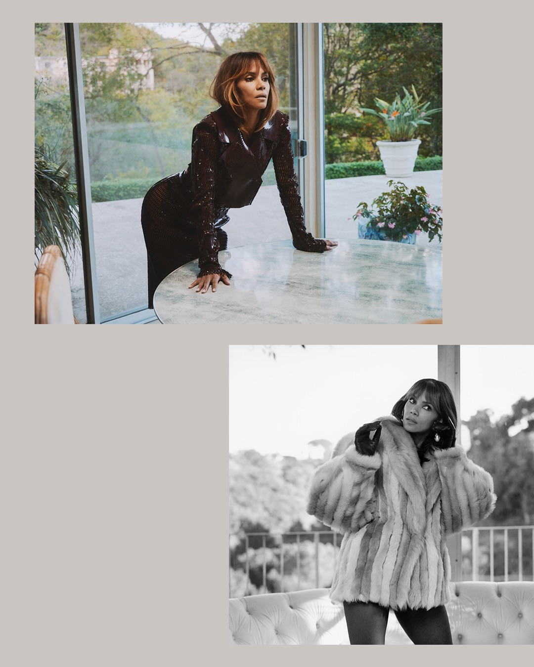 @halleberry is giving classic Hollywood in this be...