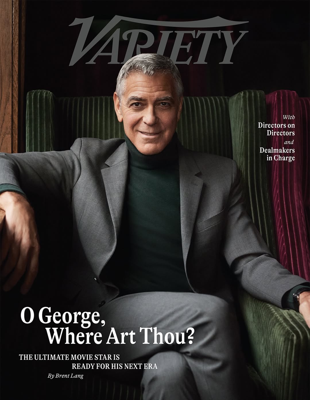 Richard Phibbs X George Clooney for Variety Jan. 26