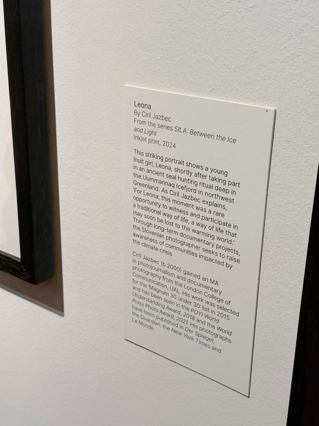 Ciril Jazbec has been awarded 2nd Place in the People’s Pick / Public Vote for the Taylor Wessing Photo Portrait Prize 2026.
⠀⠀⠀⠀⠀⠀⠀⠀⠀
Selected from nearly 6,000 submissions by over 2,000 photographers worldwide, just 60 portraits were chosen for exhibition. The image was created during an @insidenatgeo storytelling workshop in Greenland, where Ciril worked closely with a group of young Inuit to explore how to tell their own meaningful stories.
⠀⠀⠀⠀⠀⠀⠀⠀⠀
The portrait shows a young Inuit girl, Leona, shortly after taking part in an ancient seal hunting ritual deep in the Uummannaq Icefjord in northwest Greenland. As Ciril Jazbec explains, ‘For Leona, this moment was a rare opportunity to witness and participate in a traditional way of life, a way of life that may soon be lost to the warming world.’
⠀⠀⠀⠀⠀⠀⠀⠀⠀
Through long-term documentary projects, Ciril seeks to raise awareness of communities impacted by the climate crisis.
⠀⠀⠀⠀⠀⠀⠀⠀⠀
With deep gratitude to Leona, for allowing herself to be portrayed, and special thanks to Ciril’s Greenlandic friends and the community in Uummannaq.
⠀⠀⠀⠀⠀⠀⠀⠀⠀
#CirilJazbec #Photographer #TaylorWessingPortraitPrize2026 #NationalPortraitGallery #LairdandGoodCompany