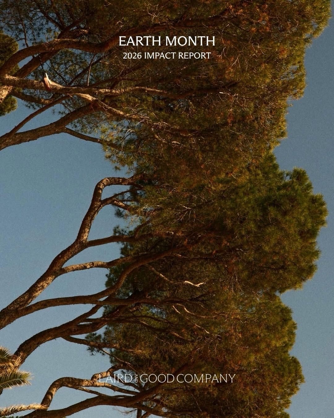 In spirit of Earth Month, we’re pleased to share our 2026 Impact Report, a reflection of what’s been made possible through the collective efforts of our artists, clients, and team.

Together, we’ve continued to build toward meaningful, measurable change:

 • Over $350k donated
 • 240+ clients engaged in collective impact
 • 210k+ trees planted
 • 5 campaigns connecting artists with causes they care about
 • Hosted sessions in NYC with the 1% for the Planet community

Each of these initiatives reflects our belief that creative collaboration can drive tangible progress. We’re grateful to our artists, collaborators, clients, and community. You make this work, and its impact, possible.

#LairdandGoodCompany #EarthMonth #OnePercentFTP #Impact #RealChange