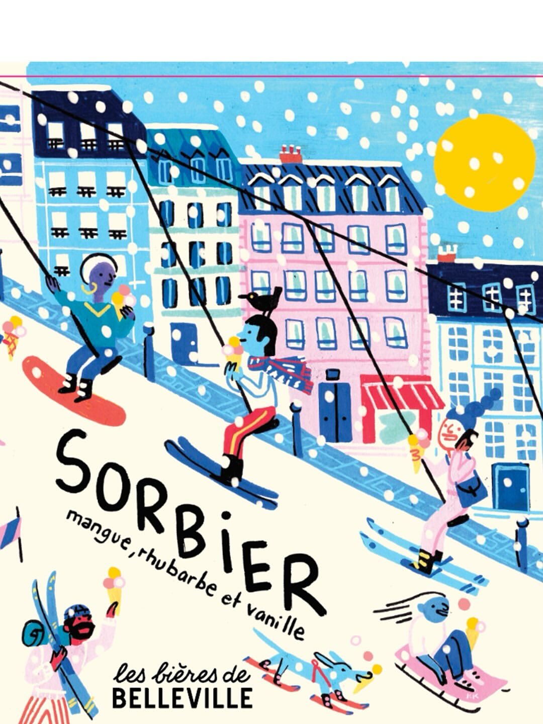 Camille de Cussac X les bières de Belleville