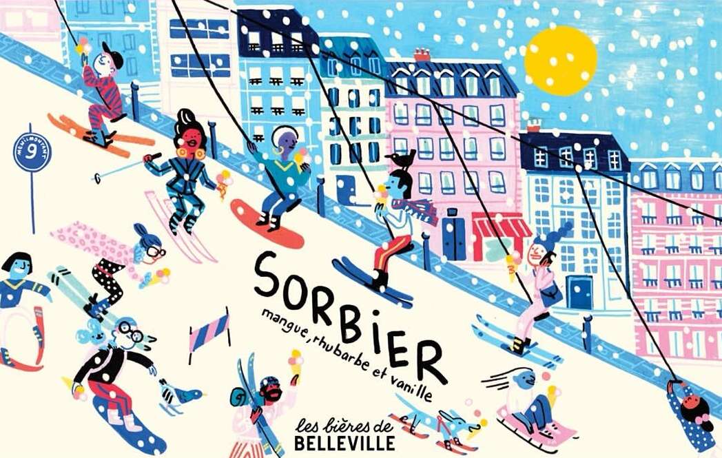 Camille de Cussac X les bières de Belleville