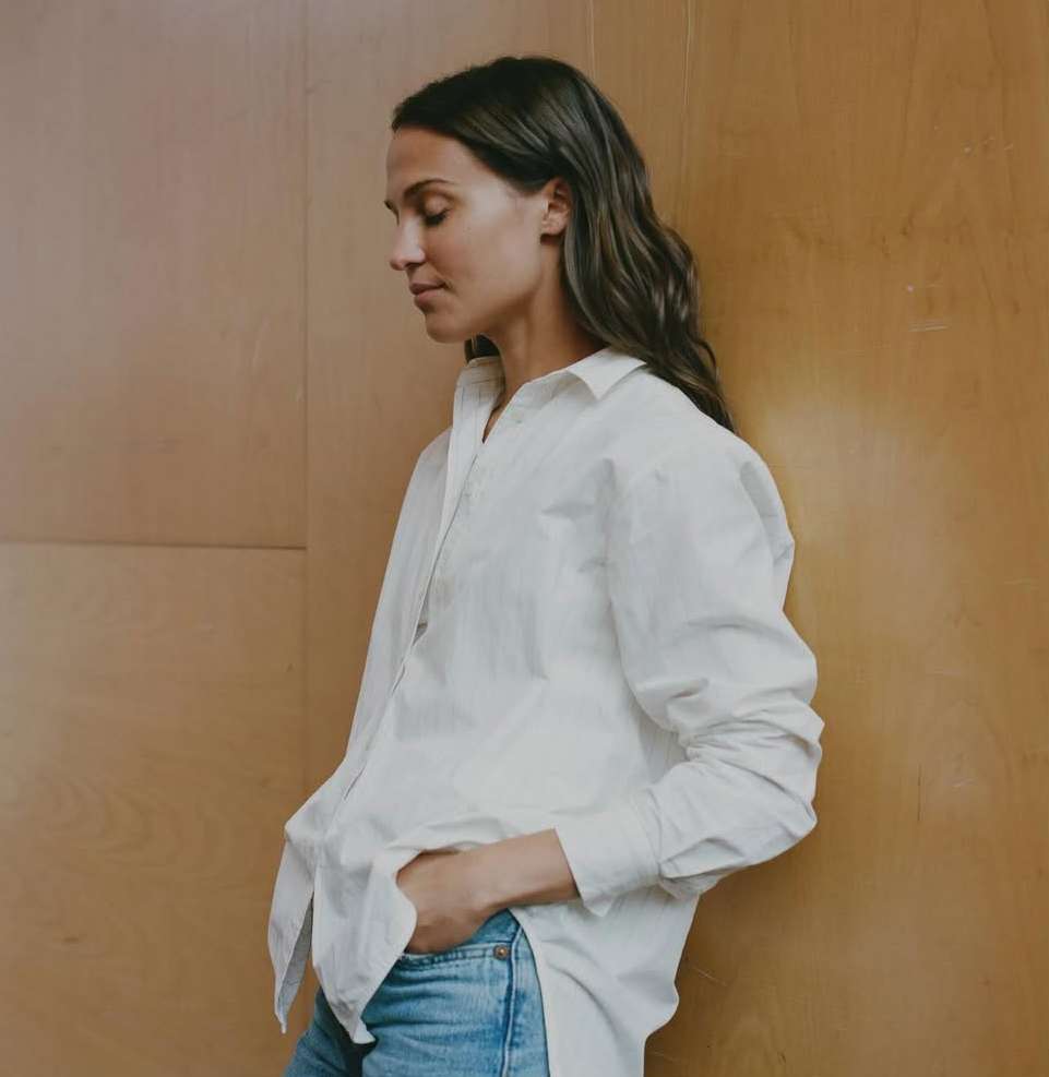 Linda Brownlee X Alicia Vikander for Financial Times Feb. 26