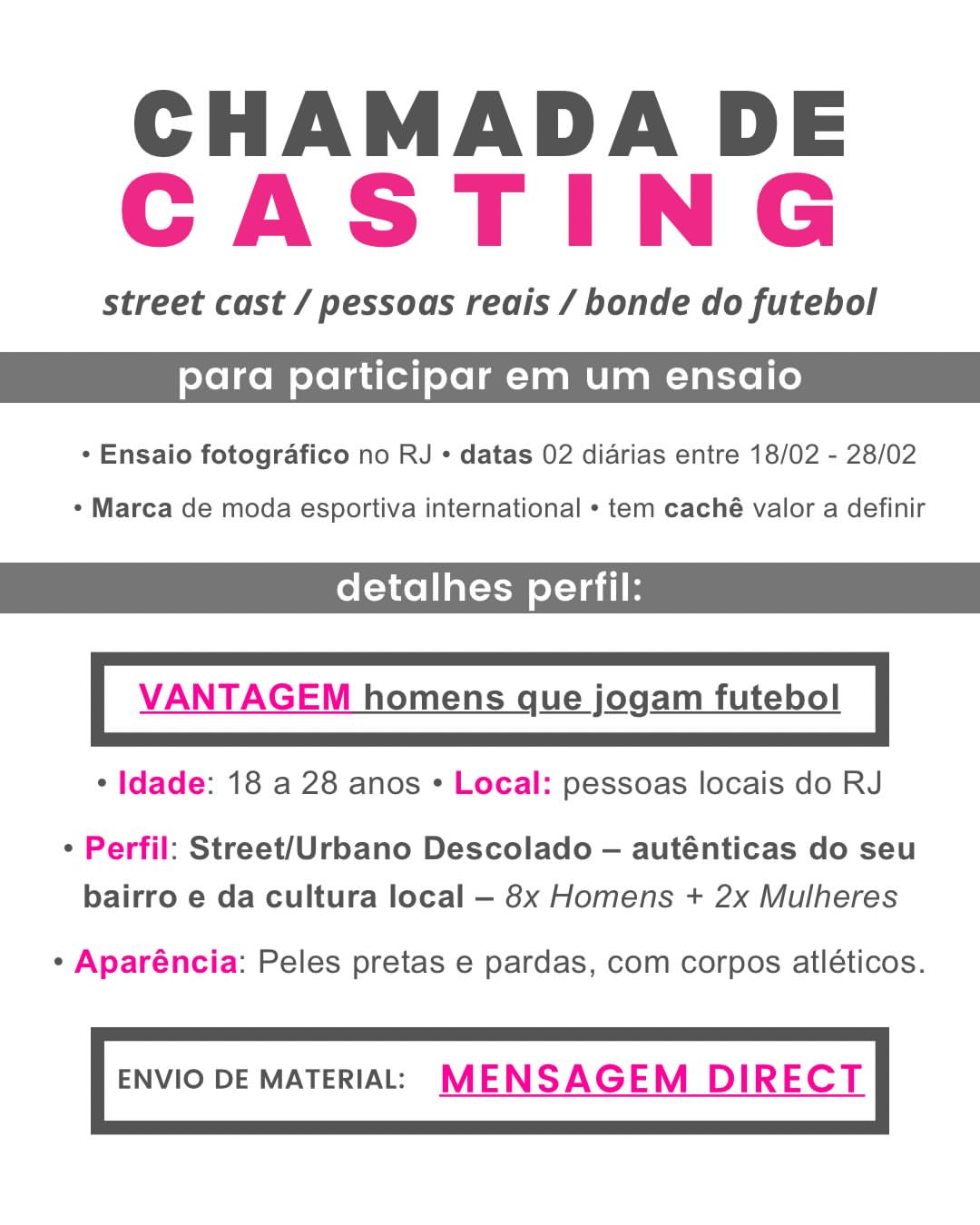 Cade os cria do RJ? E os que jogam bola?