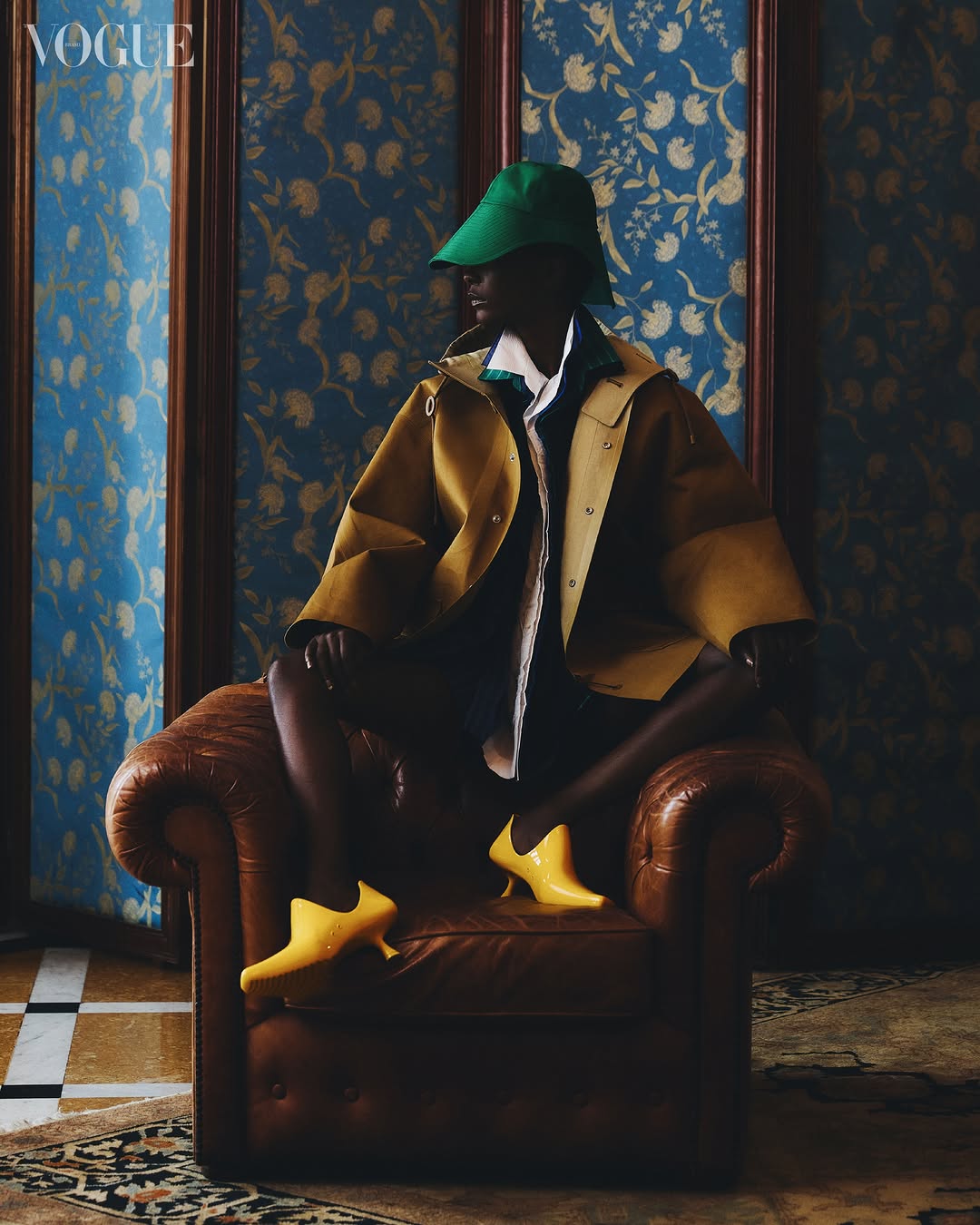 Vogue Brasil featuring Mahany Pery wearing Loewe, ...