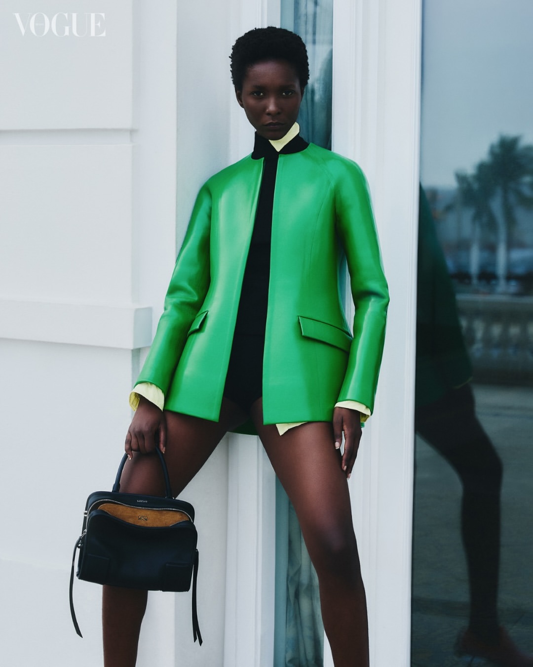 Vogue Brasil featuring Mahany Pery wearing Loewe, ...