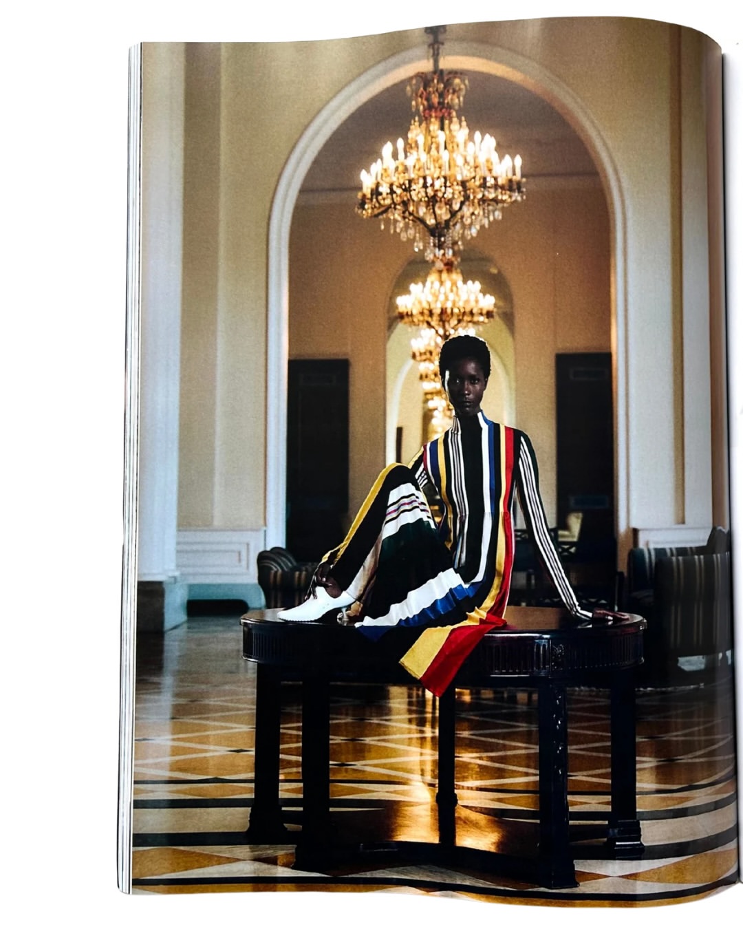 Vogue Brasil featuring Mahany Pery wearing Loewe, ...