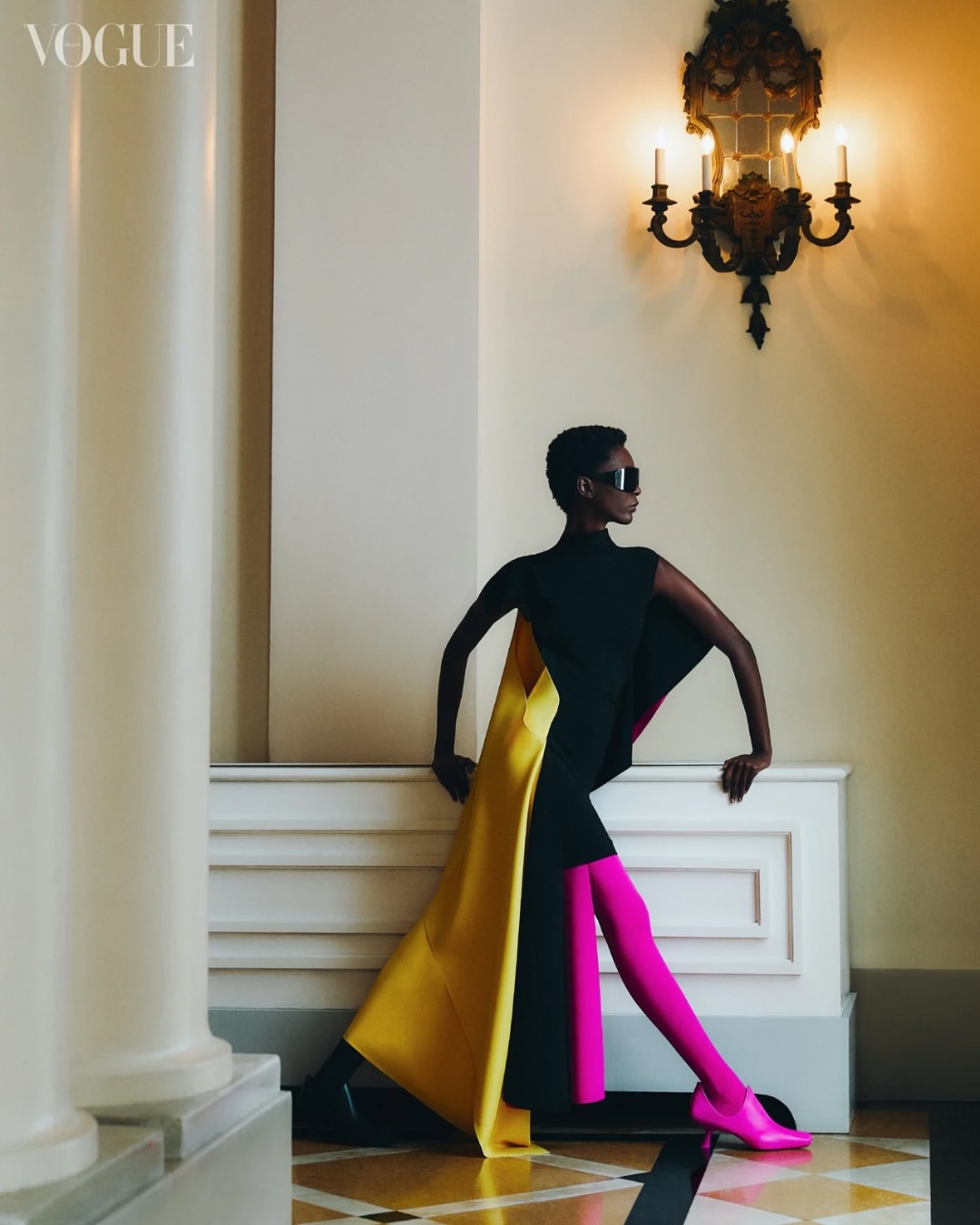 Vogue Brasil featuring Mahany Pery wearing Loewe, ...
