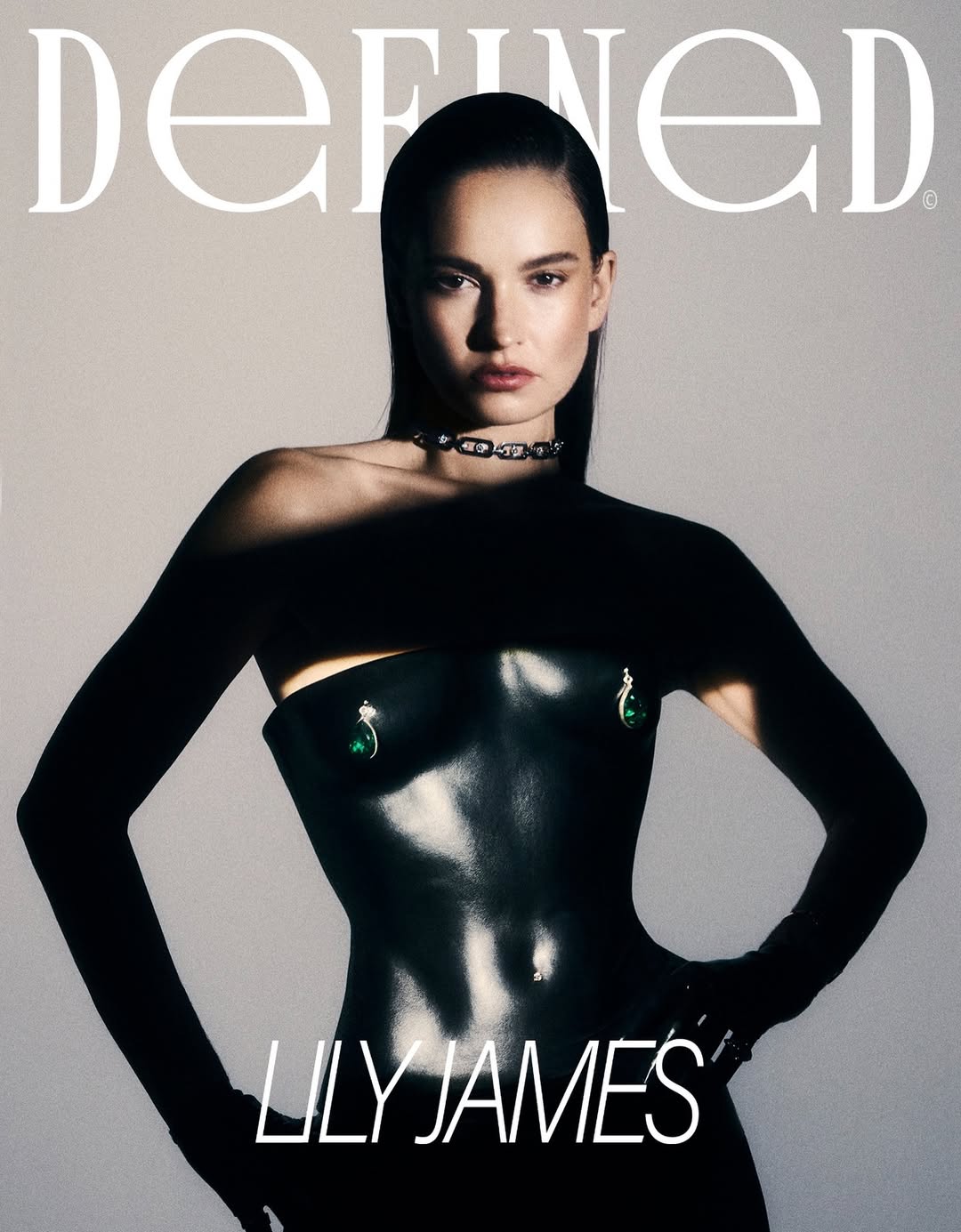 @definedmag 
Talent: @lilyjamesofficial 
Photographer and Founder: @rachell_photo 
Casting Director: @theannabelbrog 
Interview: @emilyzemler 
Stylist: @briconstyle @saintlukeartists 
Hair: @ilhammestour @thewallgroup 
Makeup: @makeupbykellymcclain 
@aframe_agency 
Nails: @michelleclassnails @lmcworldwide 
DOP: @jeak @wibagency 
Film Editor: heyjoshcooper
Defined PR: @rmpublicityofficial 
Defined Social Media: @riyajhaveri 
Styling Assistant: @ahmad.alek 
Photo Assistants: @_aklaudija @georgetomlinsonphoto 
Post: @voyteckretouch 
Studio: @loftstudioslondon 
Thanks to: @narrativepr