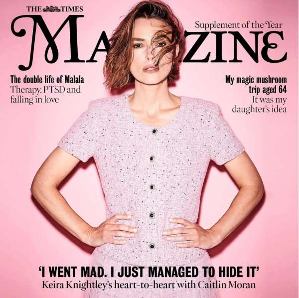@thetimesmagazine with Keira Knightley 