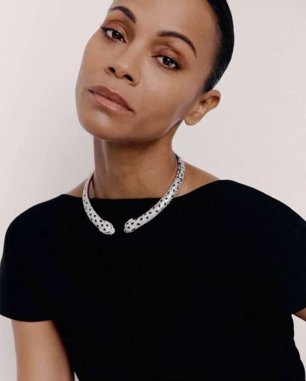 Cartier with @zoesaldana photographed by @a...