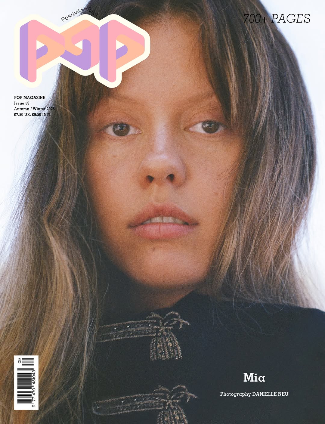 POP 53 with Mia Goth in Dior by Jonathan Anderson, photographed by @_danielleneu_ 

Stylist: @tom_guinness 
Hair Stylist: @tiago_goya 
Makeup Artist: @ninapark 
Props: @aaronbobrow 

Shot in Los Angeles, August 2025