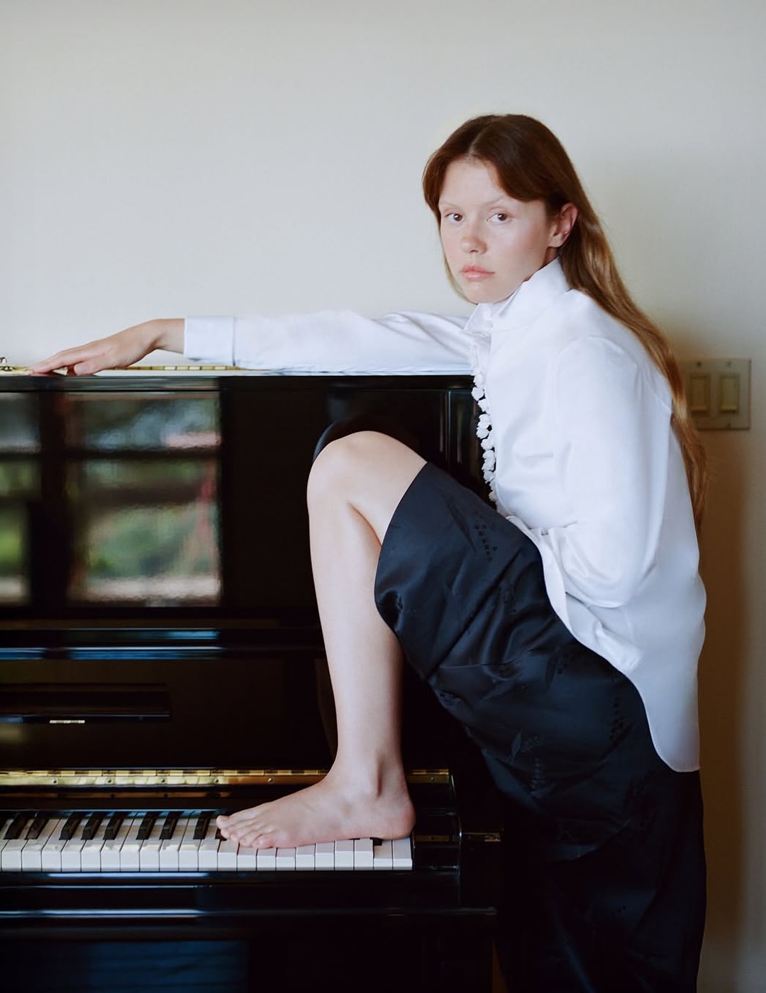 POP 53 with Mia Goth in Dior by Jonathan Anderson, photographed by @_danielleneu_ 

Stylist: @tom_guinness 
Hair Stylist: @tiago_goya 
Makeup Artist: @ninapark 
Props: @aaronbobrow 

Shot in Los Angeles, August 2025