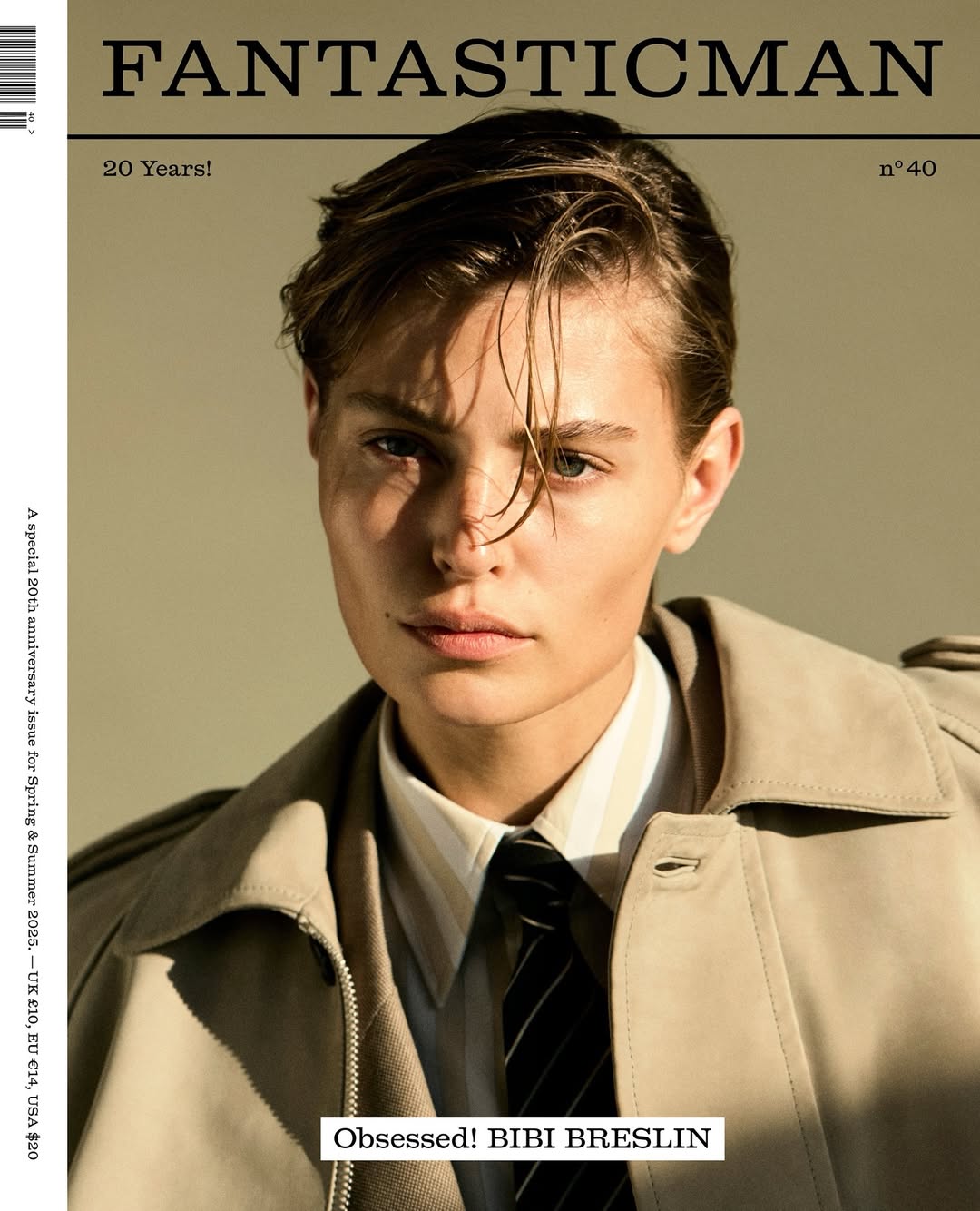 Fantastic Man 40th Issue with @bibi_breslin photographed by @vitofernicola 

Stylist: @gerryroryokane 
Hair Stylist: @kalle_eklund 
Makeup Artist: @patrickglatthaar 
Manicurist: @amacauvas 
Set Designer: @medeirosrafael 
Casting Director: @ben_grimes_casting 

Shot in Paris, January 2025