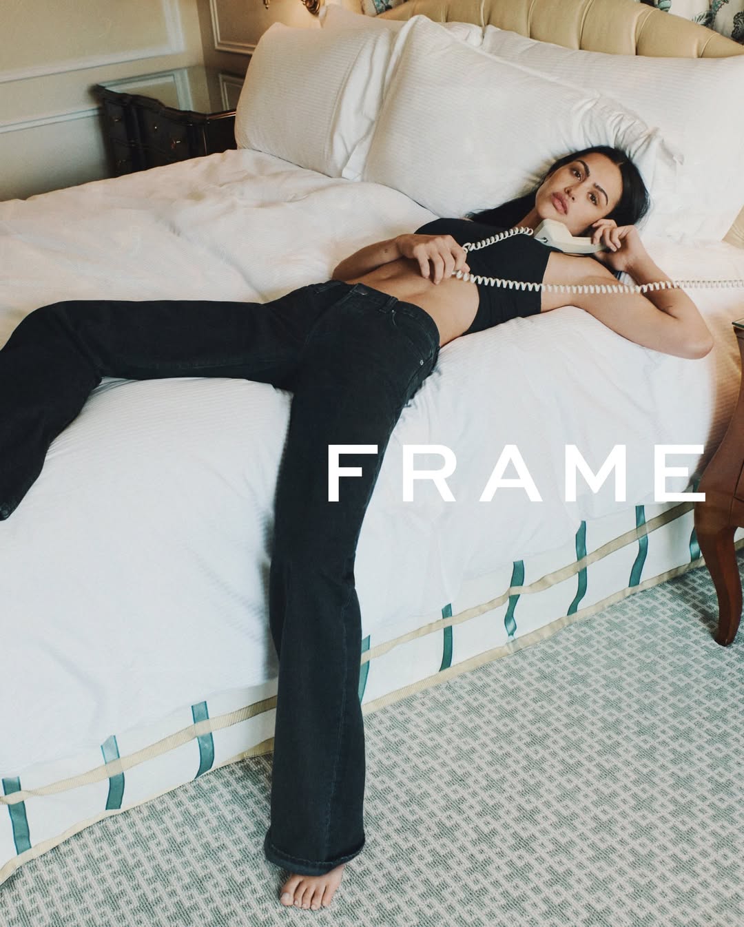 FRAME x @ameliagray photographed by @quentindebrie...
