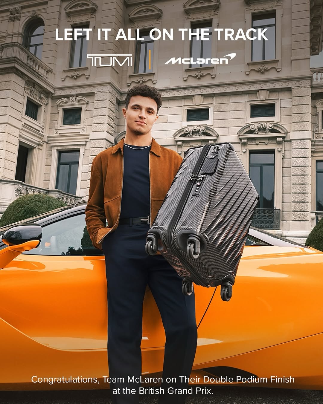 #TUMI @lando #teammclaren finishing by @velem @lumiere.studios