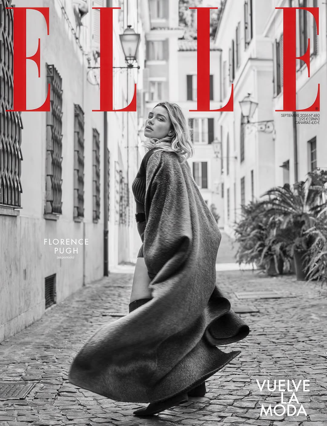 Mariano Vivanco X Florence Pugh for ELLE España Aug. 26