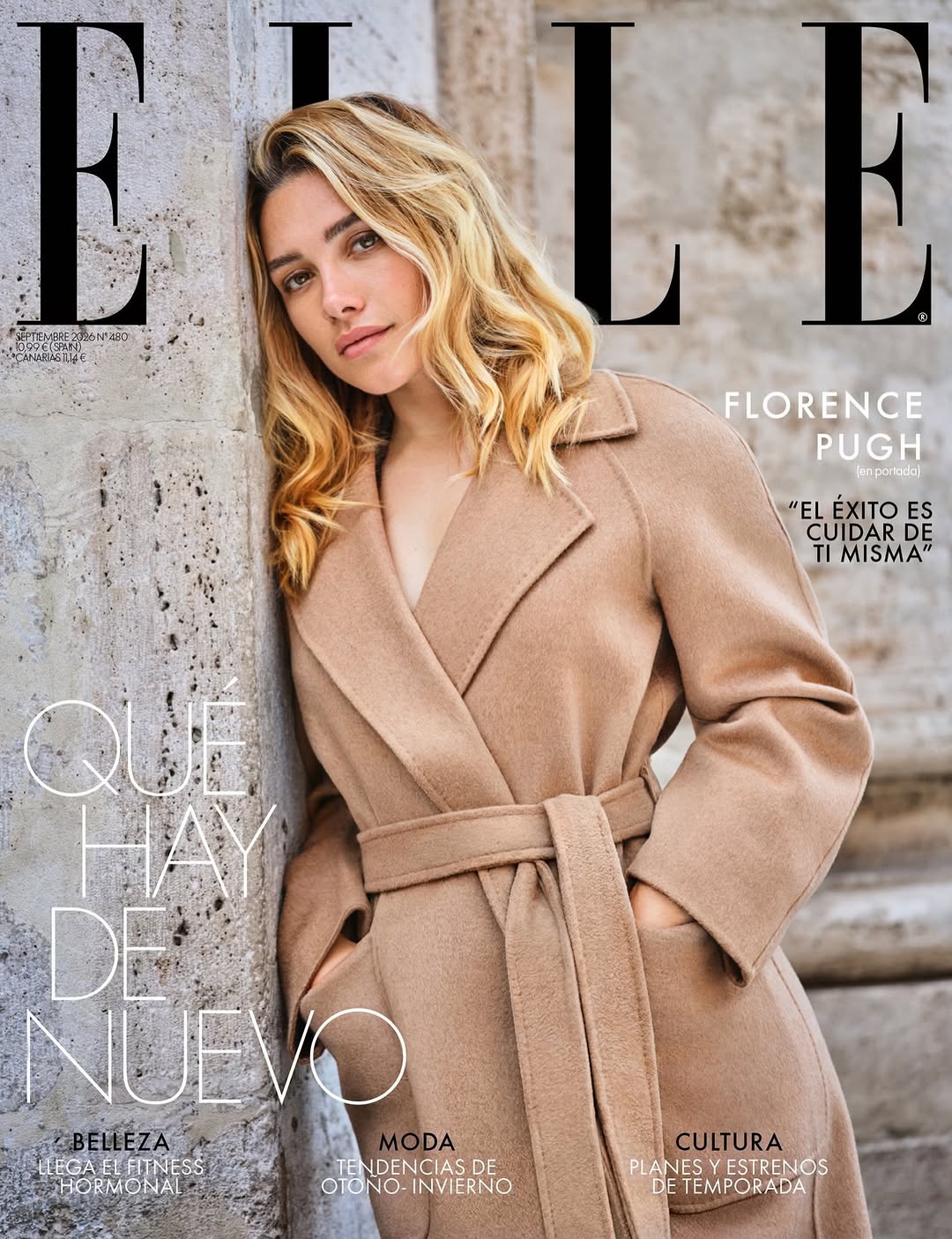 Mariano Vivanco X Florence Pugh for ELLE España Aug. 26