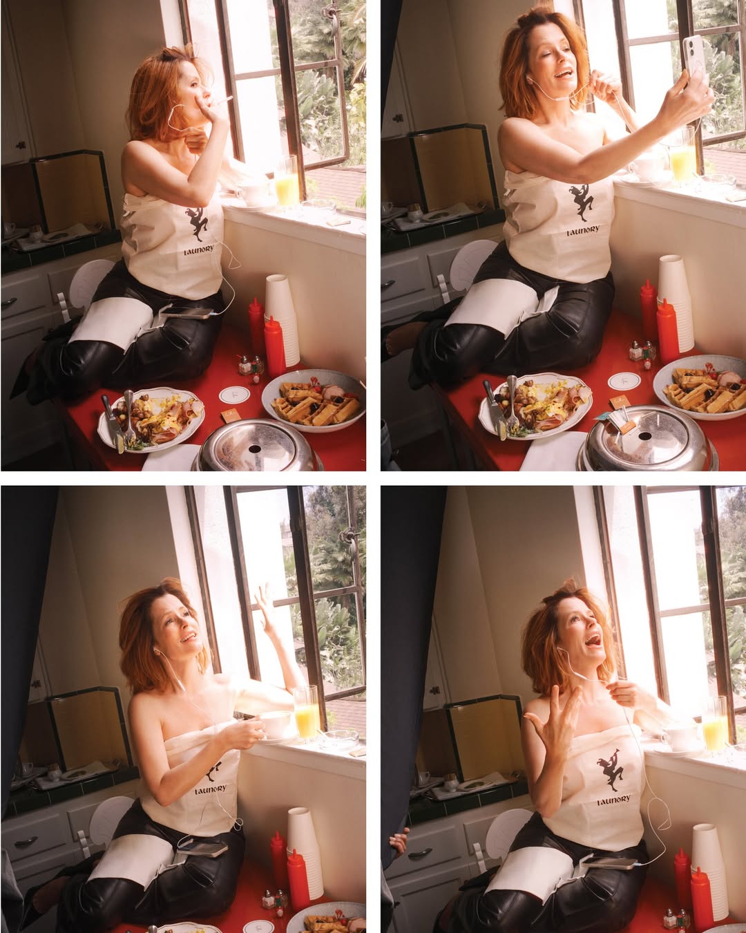 Mark Peckmezian X Parker Posey for Pop Sep. 25