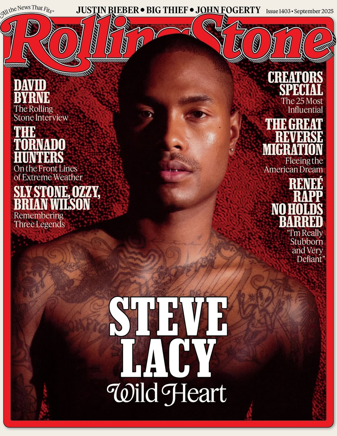 Daniel Sannwald X Steve Lacy for Rolling Stone Magazine Sep. 25
