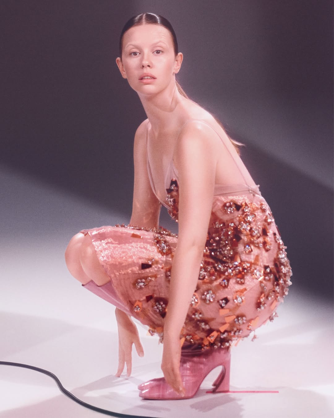 Mark Peckmezian X Mia Goth for Vogue Italia Nov. 25