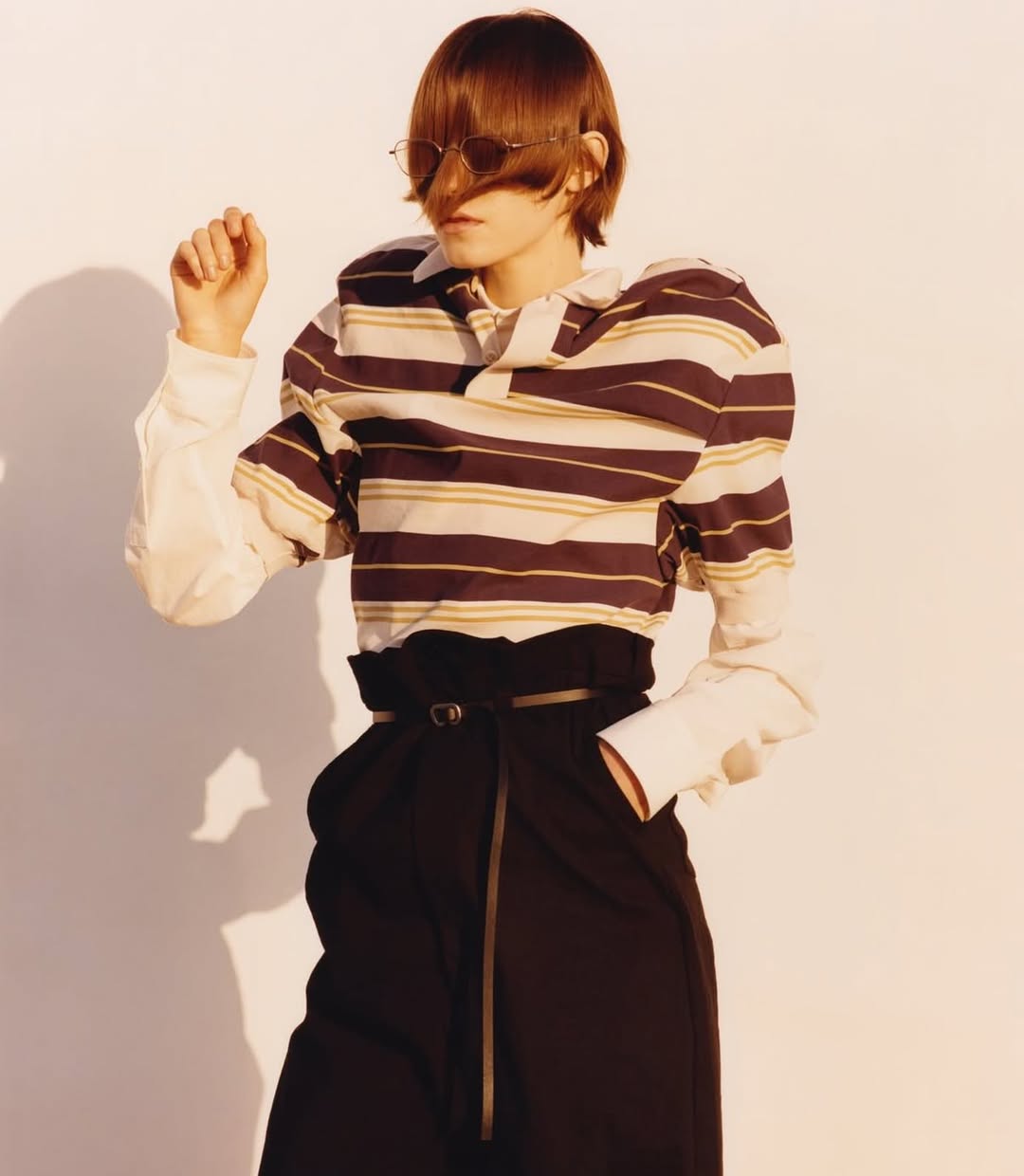 Dana Smith by Jamie Hawkesworth & Brian Molloy for @isseymiyakeofficial @jamie.hawkesworth @brian__molloy @faragoprojects @anthonyturnerhair @luciapicaofficial