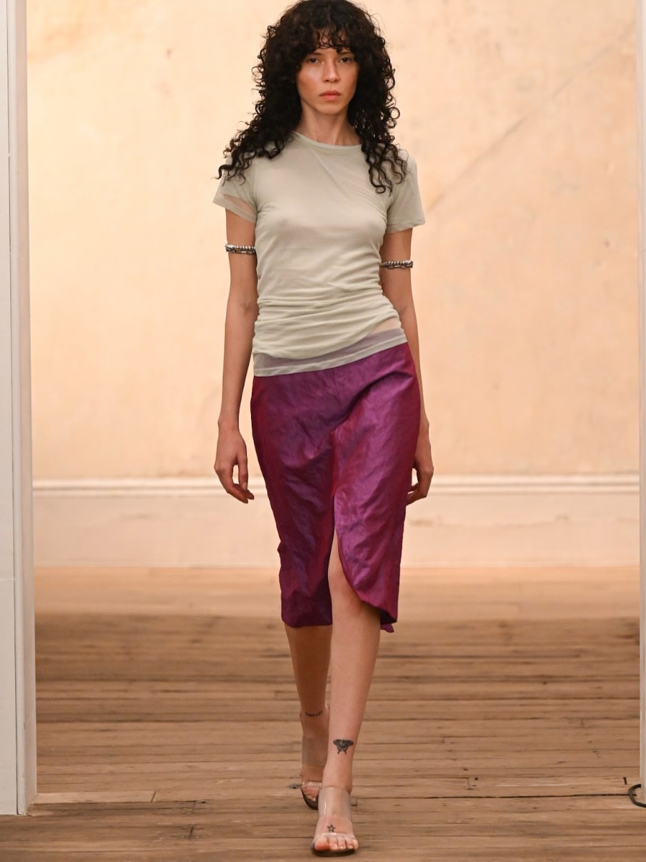 @eckhaus_latta SS27’ Styled by @thistlebrown 

@dylanchavles 
@farahomidibeauty 
@dlx 
@houseofsarlo 
@midlandagency