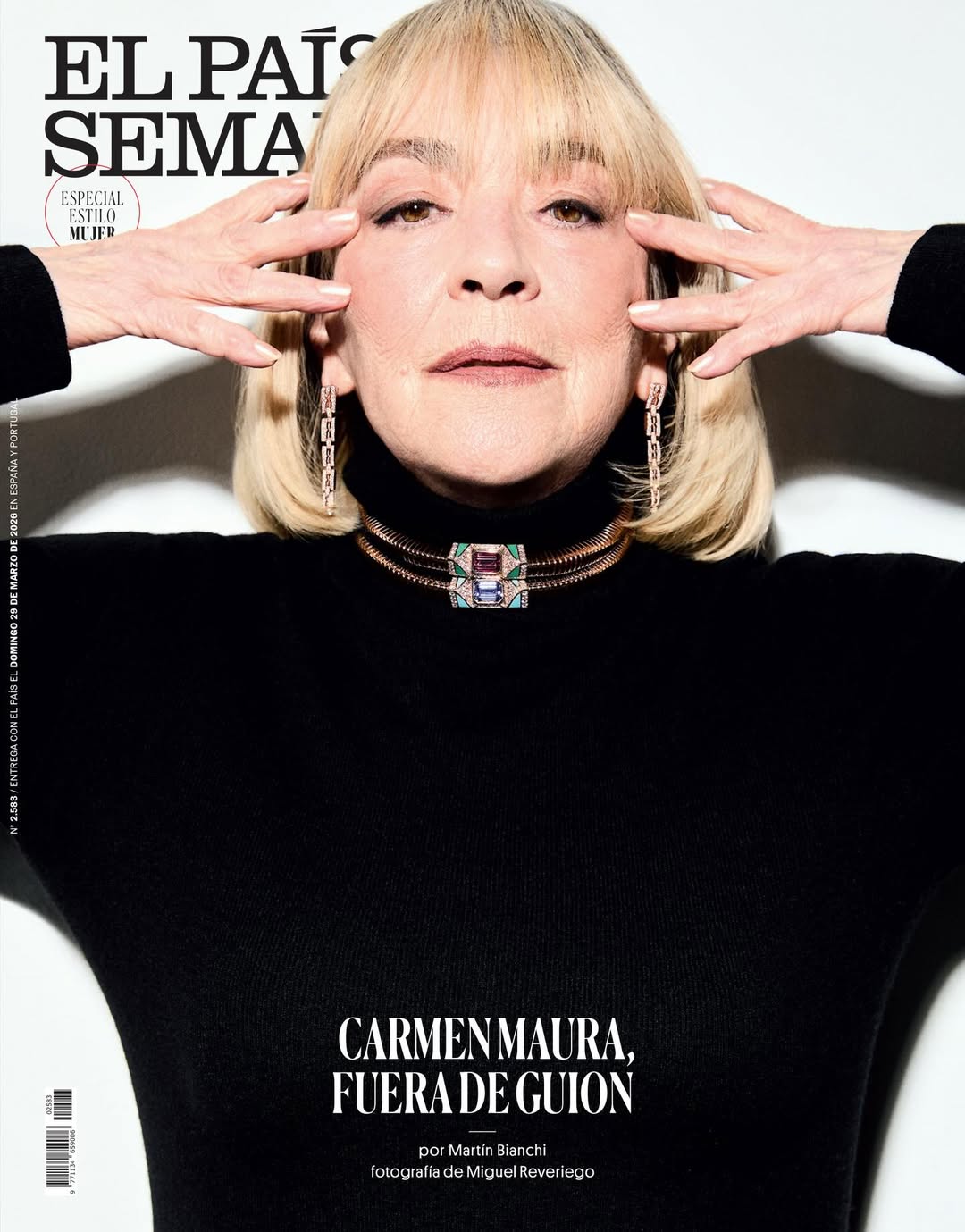 Miguel Reveriego X Carmen Maura for El País Semanal Mar. 26