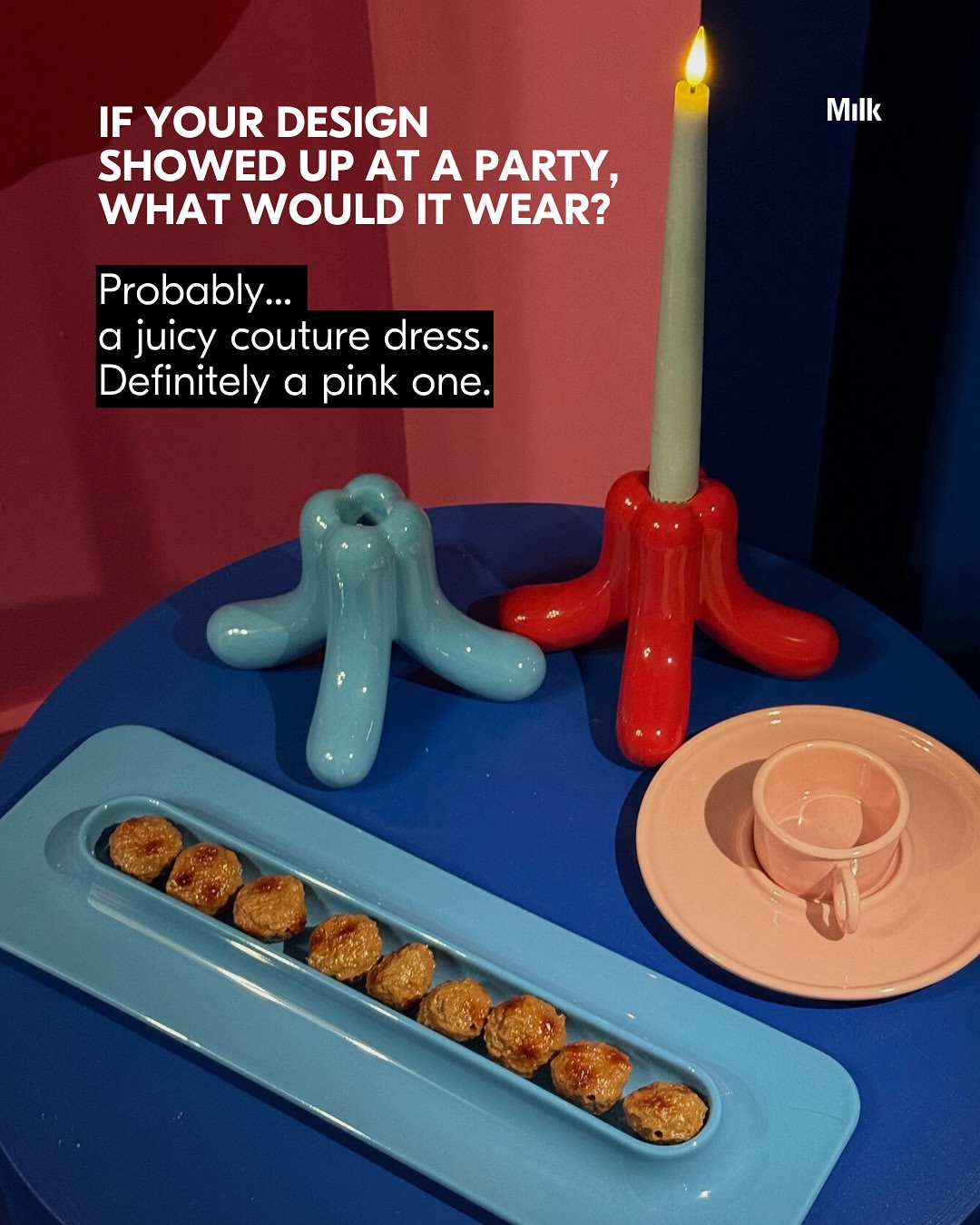 Artist Spotlight: VINTERFINT / STRÅLA by @gustafwestman 

This week’s Artist Spotlight features Gustaf Westman, the Swedish designer behind VINTERFINT / STRÅLA x Gustaf Westman: a bold, colorful 12-piece tableware and home collection with @ikea 

We sat down with Gustaf at IKEA Brooklyn and joined the #IKEAHouseWarming night to celebrate the launch. His playful curves and cartoon-like shapes turn even the everyday into a reason to gather. It’s no surprise for a designer who finds inspiration in the most unexpected places (Gustaf told Milk he was struck by a kids’ trolley the other day).

And while his designs bring all the color to the table, Gustaf keeps his own holiday rituals simple: “I just like a Negroni.”