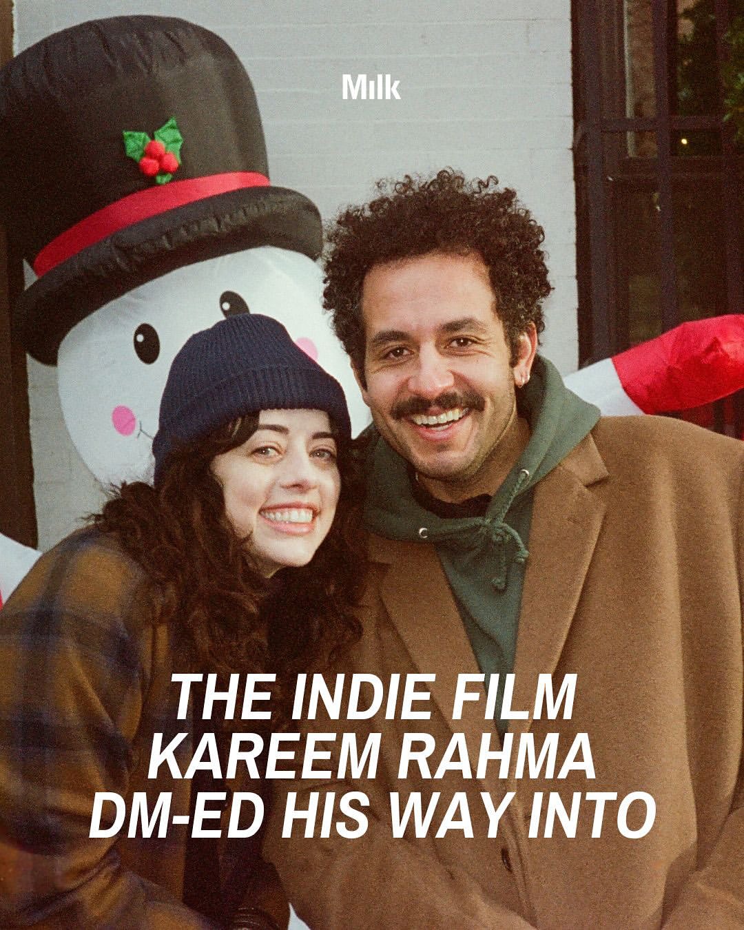 “OR SOMETHING”, a film by @maryconnorneely and @kareem

Before @subwaytakes ever hit the feed, Mary Neely and Kareem Rahma were already writing their own New York story. What began as a DM turned into a year of meetups, long talks, debates, and moments that eventually became a script.

@orsomething.mp4 , co-written by and starring Neely and Rahma, was shot guerrilla-style across New York in just 6 days on what they call an “insanely low budget.” The pair shared with Milk exclusive notes, texts, and scratch pages from the early process that shaped the film’s foundation.

A fleeting connection between two strangers navigating the city and each other, a full-fledged indie triumph born from conversation.

Or Something is available to rent or buy on Vimeo and Fandango, expanding to other platforms and streaming services soon.

Credits:
Also Starring @bswardell @zz_nyc 
Directed by @jeffreyschroederfanpage 
Produced by @maryconnorneely @kareem @jeffreyschroederfanpage @drodblackwell @sophiaherx
Edited by @peteohs
Cinematography by @jeffleedscohn
Production Design by @isshegarcia
Wardrobe Styling by @impressiveluke
Color Correction by @breezus_christ
Sound Mix by @deansamuelwhite
Sound Effects by @nikolayantonov_
Original Score by @ian_sweeeeet
Casting by @ruby.mccollister
Distributed by @factory_25